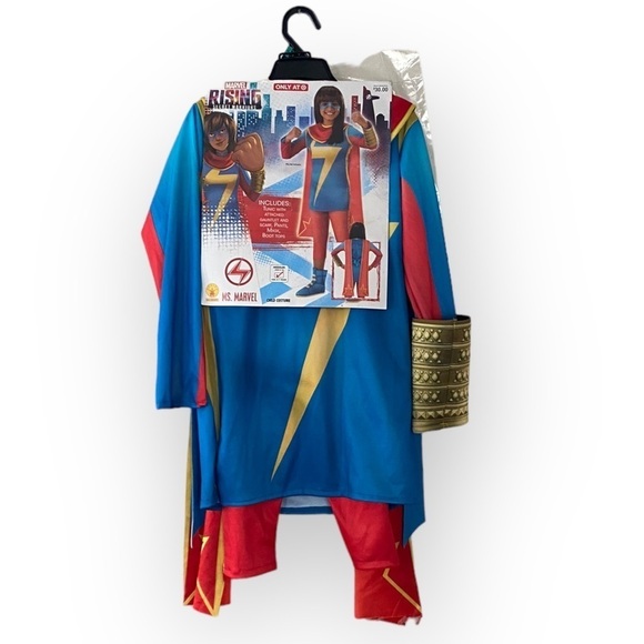 Rubie’s Costumes Ms Marvel Superhero Halloween Costume Girls Size Medium NEW - Picture 1 of 7